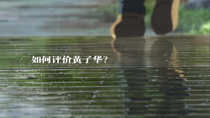 如何评价黄子华？